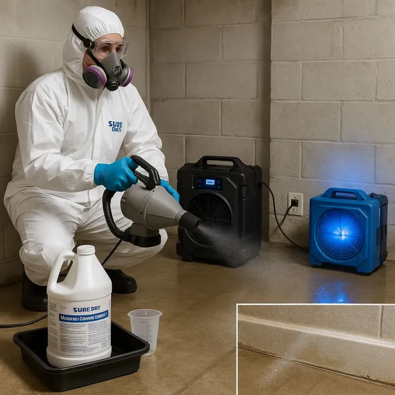 Sanitization and Odor Removal process in Chapman, KS