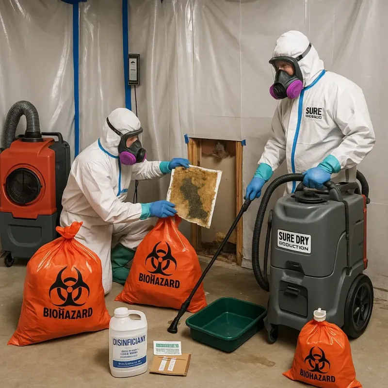 Contaminated Water Handling Protocols process in Chapman, KS